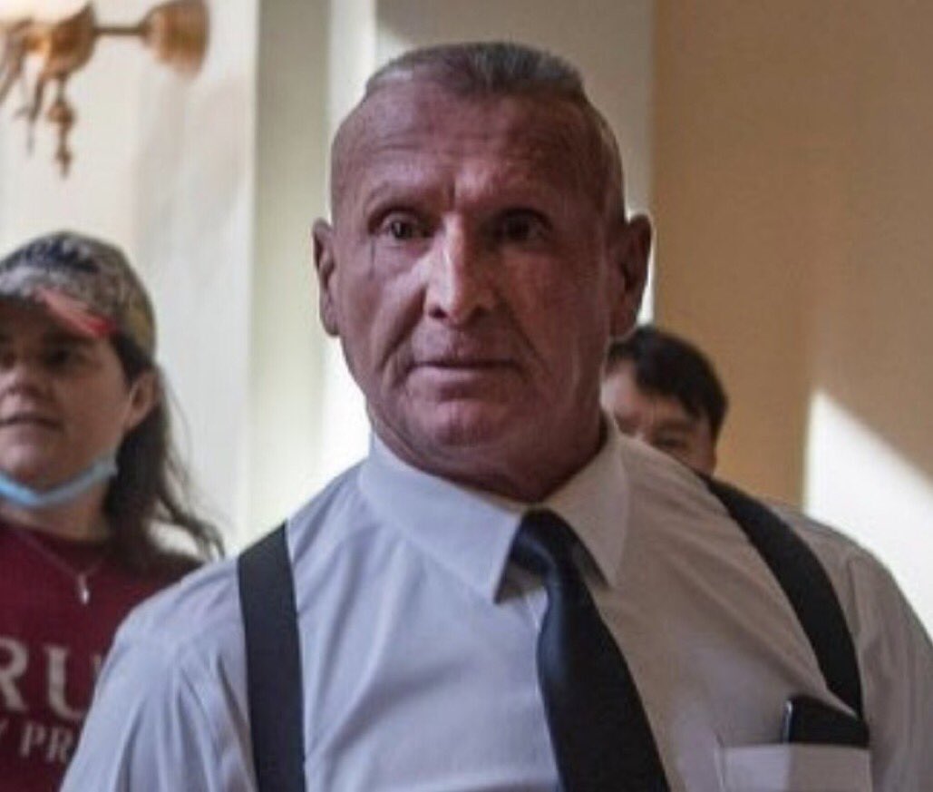 This man is Chester Doles from the Georgia KKK. He took part in an act of sedition, something his ilk has been hoping for for a very long time.If these people are not held to account, things will get worse.