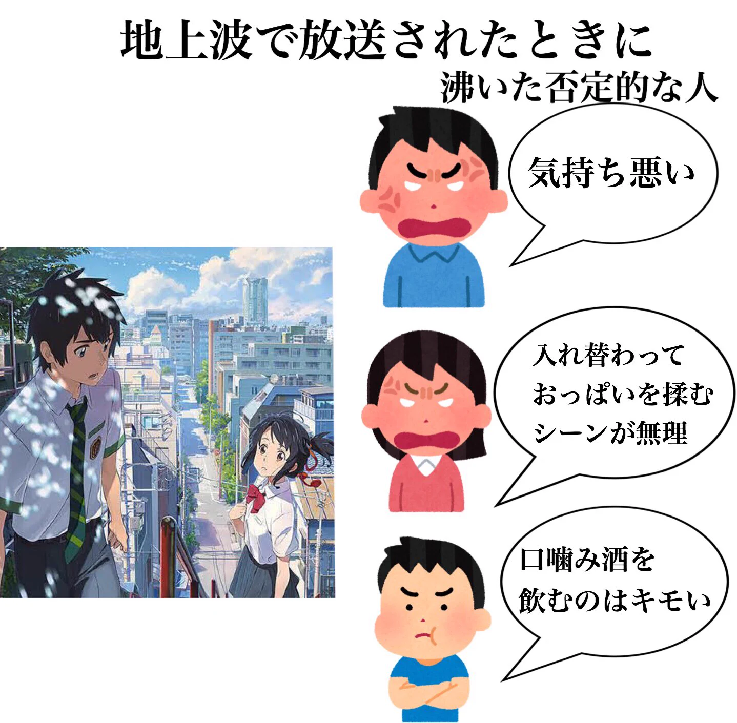 映画館で上映していた時は否定されないのに？地上波放送で否定されるアニメ映画たち！