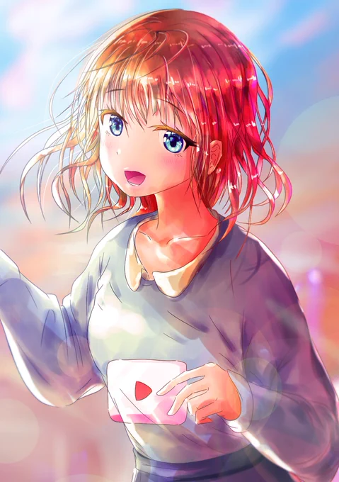ラフはこんな感じでした(◍•ᴗ•◍)✨ 