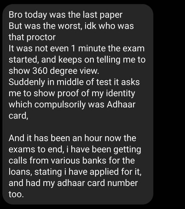 AverageIndianS1's tweet photo. I don't know what to say at this point. @MercerMettl #mettl #nmims @not_sahi https://t.co/5zGPn6r5ol