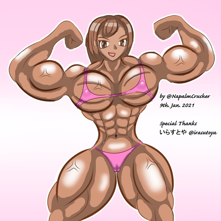ナパームクラッシャー 大艦巨乳筋肉 いらすとや の女ボディービルダーの絵を作画崩壊させてみた結果w Irasutoya 筋肉娘 筋肉美女 Musculargirl Musclegirl Fbb Pixiv T Co Hldlwagnea T Co Ydvpxdwtbe