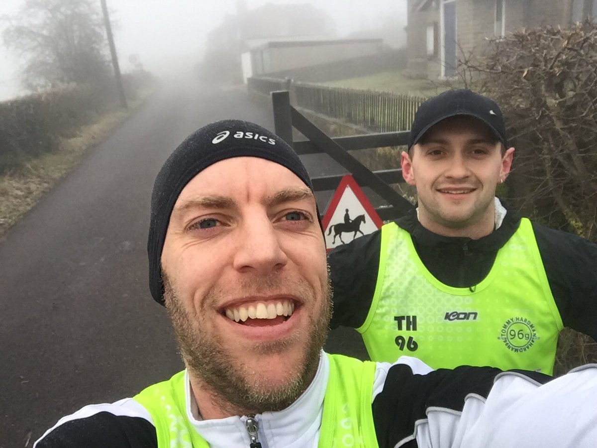 purse_w's tweet photo. Fresh and pretty slippy under foot but made it round in one piece this morning! Thanks @Jason_Collin for the company! Want to read more about what I’m doing and why I’m doing it: https://t.co/GkPEBJael7  #TH96THIRTY #charity #fundraising #CRY @CRY_UK @Strava @JustGiving https://t.co/UxLpFi9v24