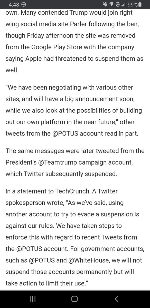 mandashakes's tweet photo. @RudyGiuliani It didn't stop him from getting on the POTUS account and throwing a fit before Twitter deleted them with in minutes because they knew he was going to do it. https://t.co/cEzqd69sAZ