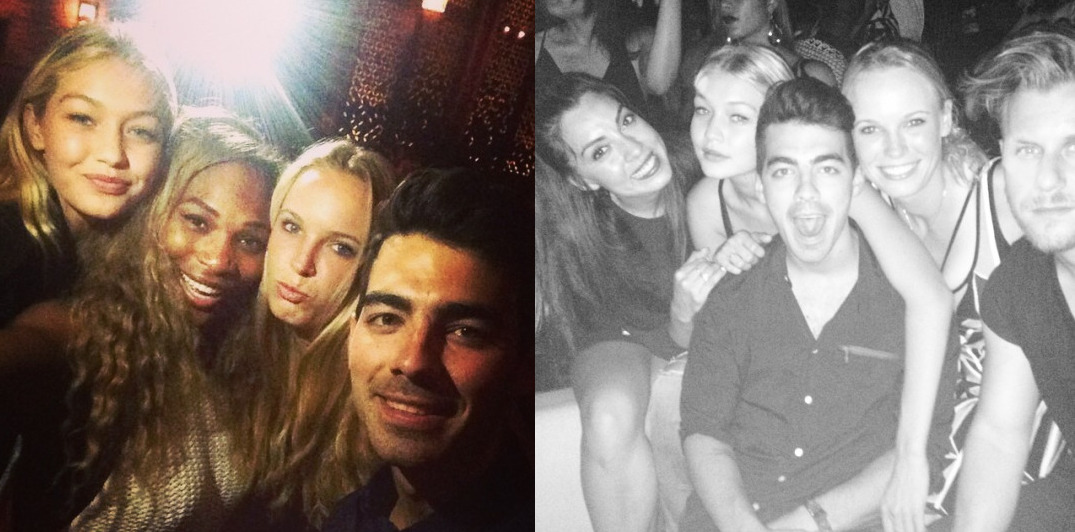 Other pictures of Joe dating Gigi Hadid.