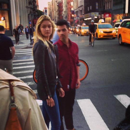 Other pictures of Joe dating Gigi Hadid.