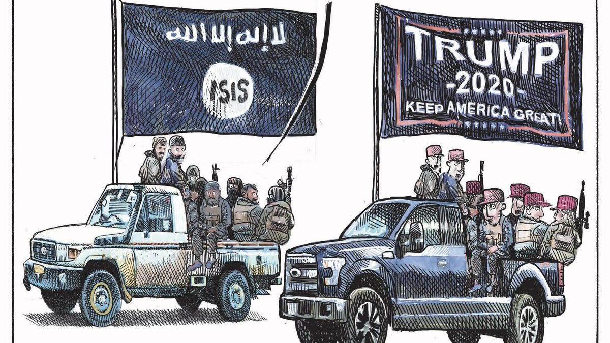 fOmuidem's tweet photo. These terrorists wont go quietly.  #WeAreTrump https://t.co/MmJJeHiJx7