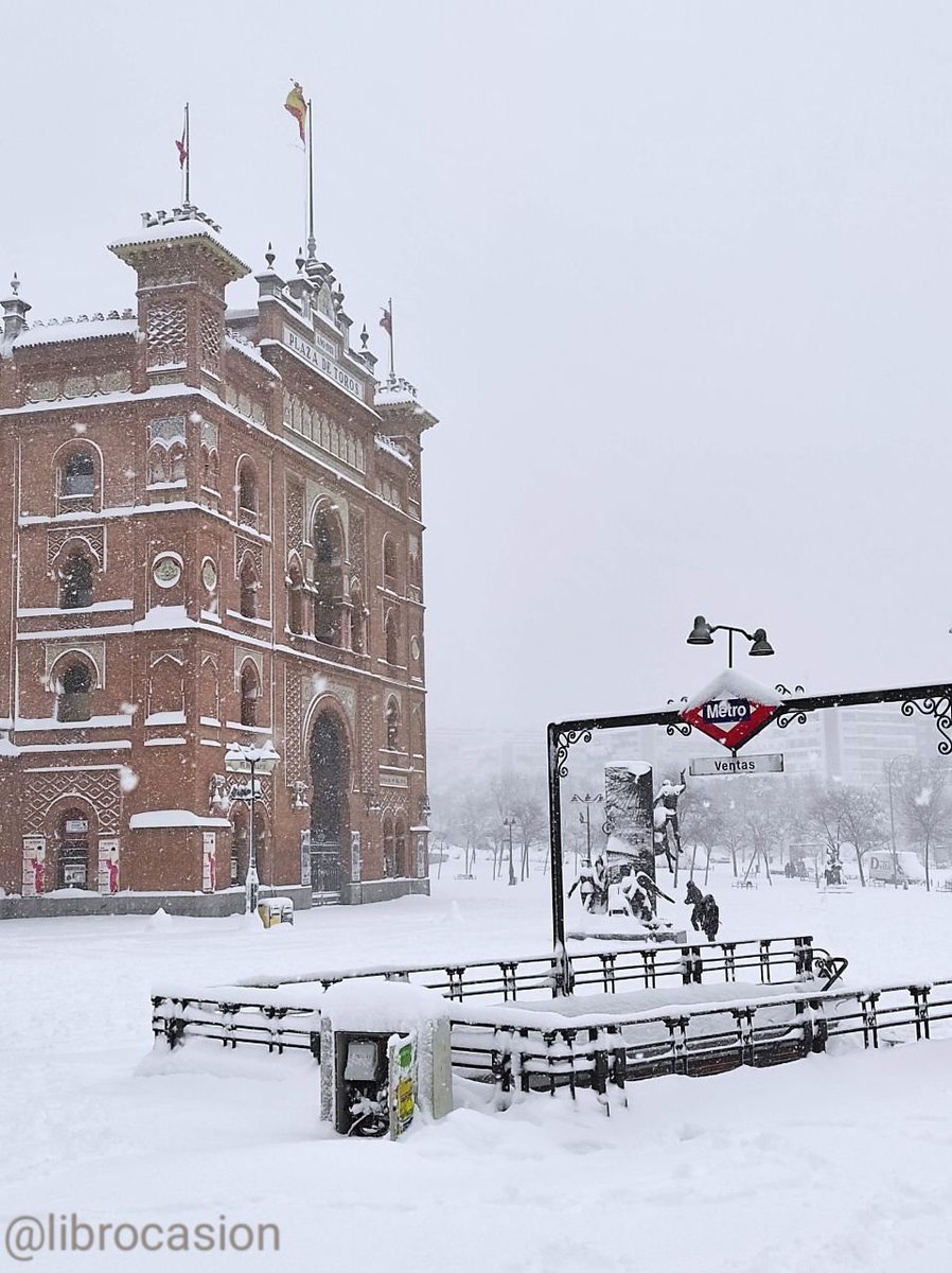 librocasion's tweet photo. Saludos desde Siberia, cuna del toreo.
#Madrid
#MadridNevado
#Ventas
#PlazaDeToros
#Filomena
#AMiPesar
#TorrenteBallester
#DeformaciónProfesional 😅🏔️ https://t.co/cgxWzyEUqa