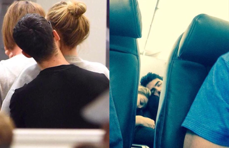 May/June 2015: Paparazzi caught Joe and Gigi Hadid hugging and kissing.