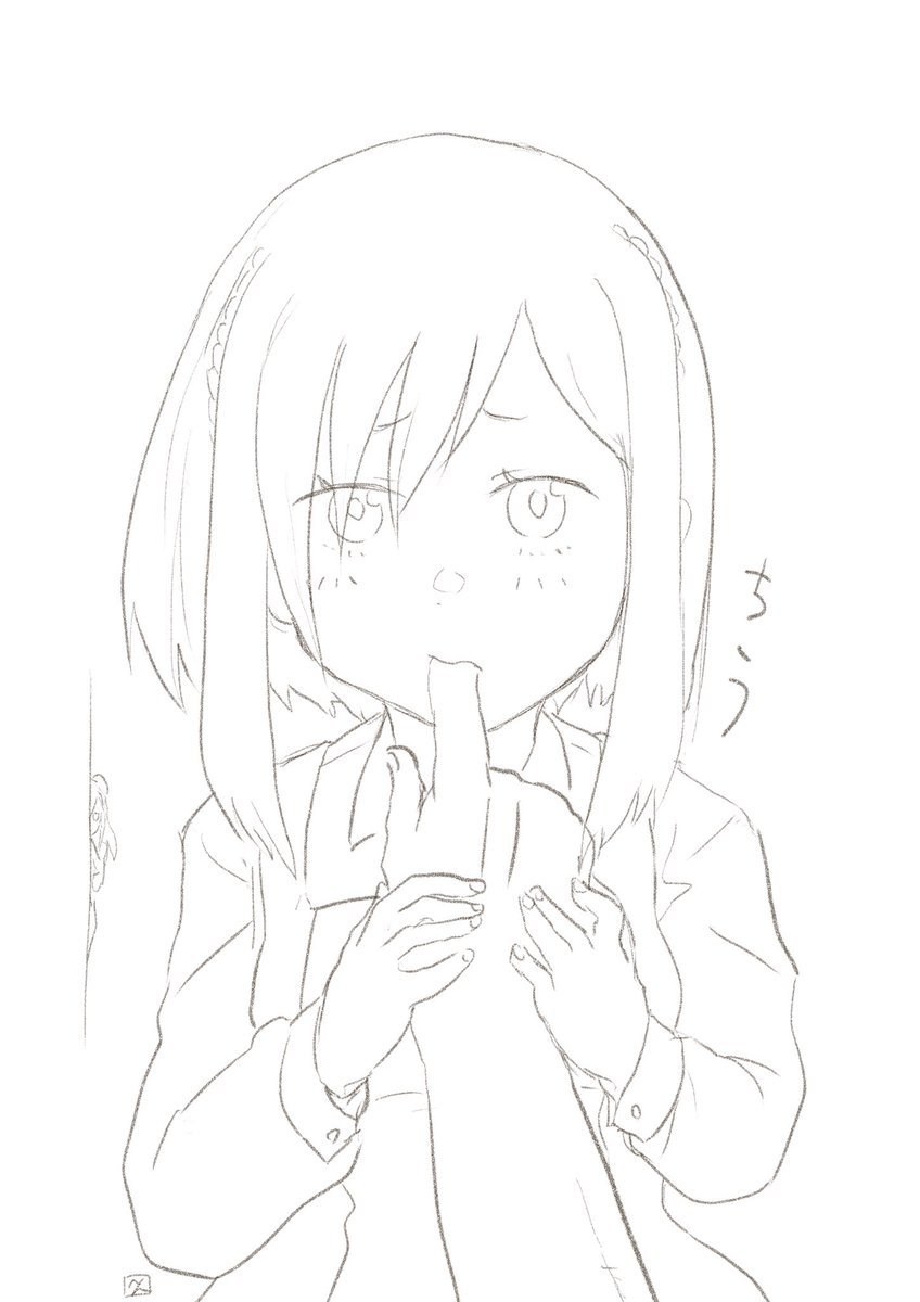 紙で指を切ったらコロちゃんにぱくってやってもらいたい人生だった。 #アリスギア指なめ部 