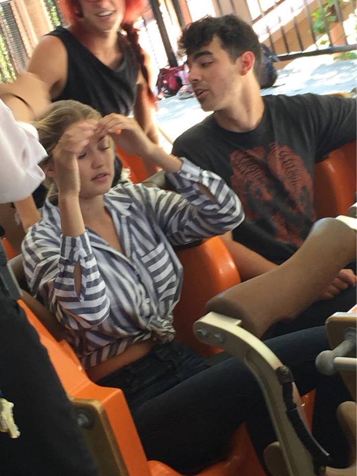 The first picture was posted by Joe. The cat is Waffle, Joe adopted it when he was still dating Blanda. (Joe and Blanda also dated another cat named Pancake)