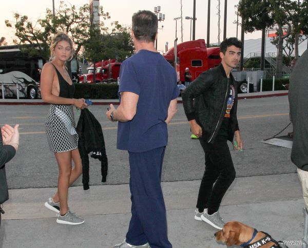 Joe and Gigi out and about.