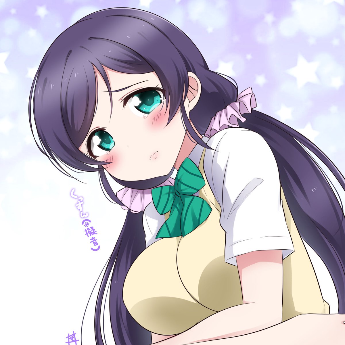 東條希 「トレンドののんちゃんコレじゃないの?(゜ω゜)
のんたんよりのんちゃん派です╭*」|ぜろのイラスト