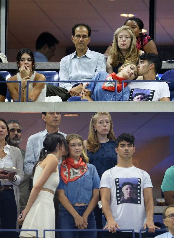 Joe and Gigi out and about.