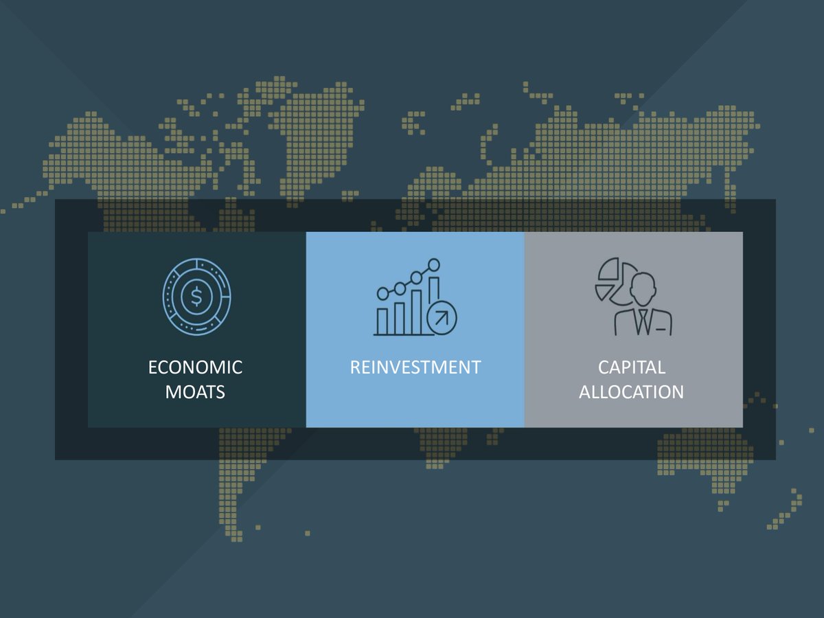 • Economic Moats• Reinvestment• Capital Allocation