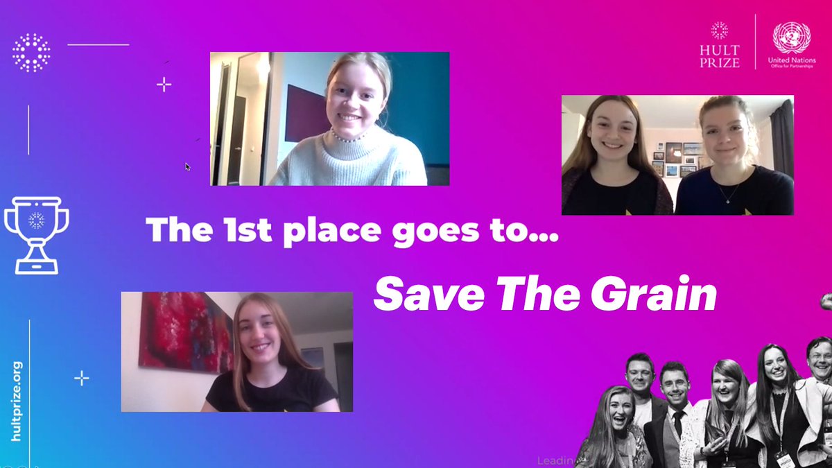 Congratulations team Save The Grain for winning a spot in the Regional Finals!🎉🎉We are excited to see what you will accomplish with your project. Thank you everyone for participating, continue changing the world!🌐
#HultPrize #PitchDay #foodforgood