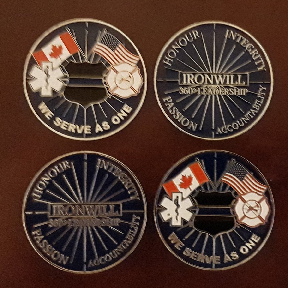 Ironwill360's tweet photo. They are here!!! IRONWILL 360° LEADERSHIP challenge coins. They will be given to #RiseUpAndExcel clients. $16 each, including postage. 100% profits go to https://t.co/mI8iwAOXrj PM to order. #CoreValues
#Honour #Integrity #Passion #Accountability #StrongerFasterFitter https://t.co/wvtfOMuuEq