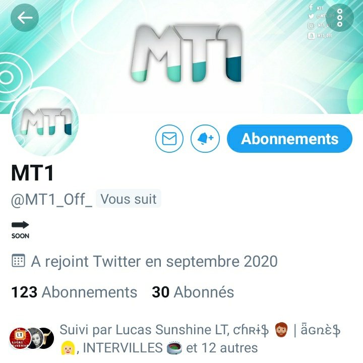 LeThomasOFF's tweet photo. 🐦 #TPUB : @MT1_Off_
✏️ Pour commencer 2021 sur Twitter, je vous conseil de suivre le compte @MT1_Off_
Il le mérite et vous n’allez pas le regretter de le follow si vous adorez les médias, un compte exceptionnel et une personne top. 👍🏻😁 https://t.co/V4BrTP3YHF
