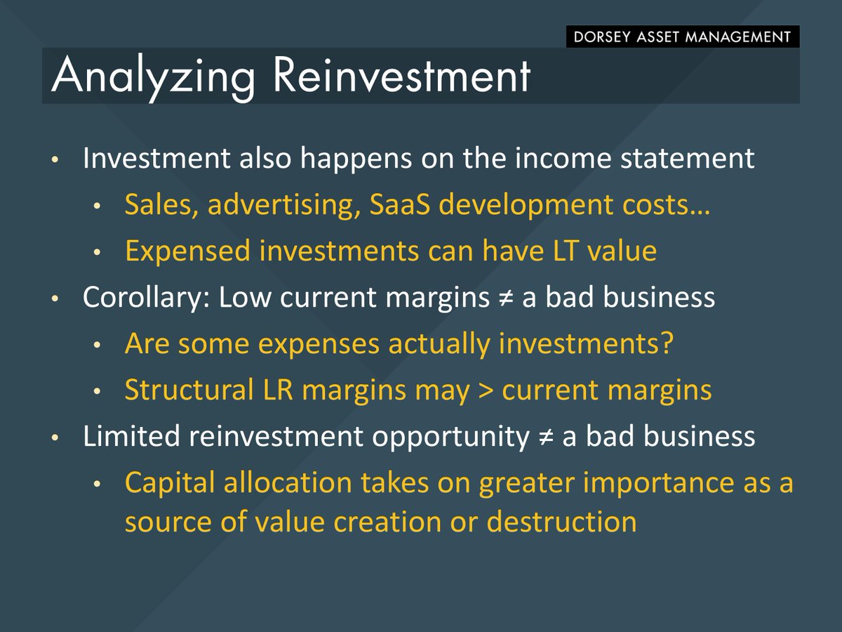 Analyzing Reinvestment