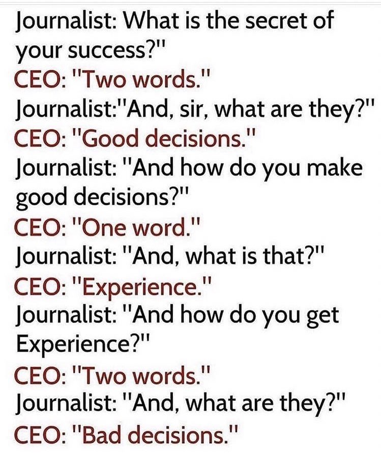 Failure is not the opposite of SUCCESS...it’s a part of it.