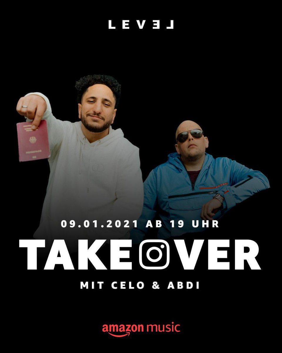 CeloundAbdi's tweet photo. Heute ab 19h Insta Takeover #AufLevel 🔥🔥🔥 https://t.co/3Xcf3xSNTZ