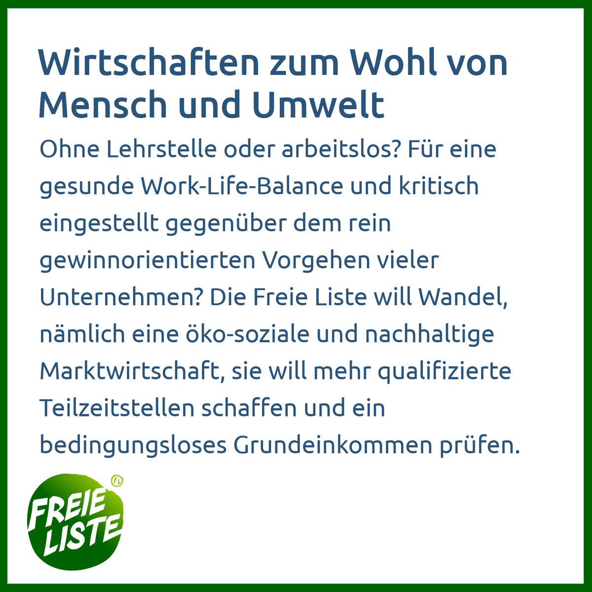 easyvote_li's tweet photo. Die dritte Partei in unserer Vorstellungsreihe ist die #FreieListe!🇱🇮

Ihre Ziele für die kommende Legislaturperiode: 👉#Klimaneutral2050 &amp; #WirtschaftenfürMenschundUmwelt https://t.co/Vz0cK5R38W