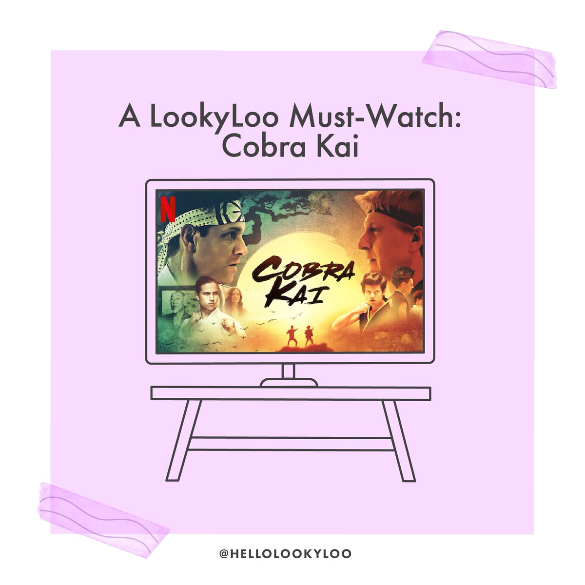hellolookyloo's tweet photo. Season 3 of Cobra Kai is out on @netflix this month! If you love the original cast, it's fun to see what happens to the teenagers turned adults!

#CobraKai #Netflix #WeekendHER #LookyLoo #LucyAI #EmpoweringWomen #EveryShapeSizeShadeStyle #Fashion #FashionTech #Lifestyle https://t.co/47BrDhtEgR