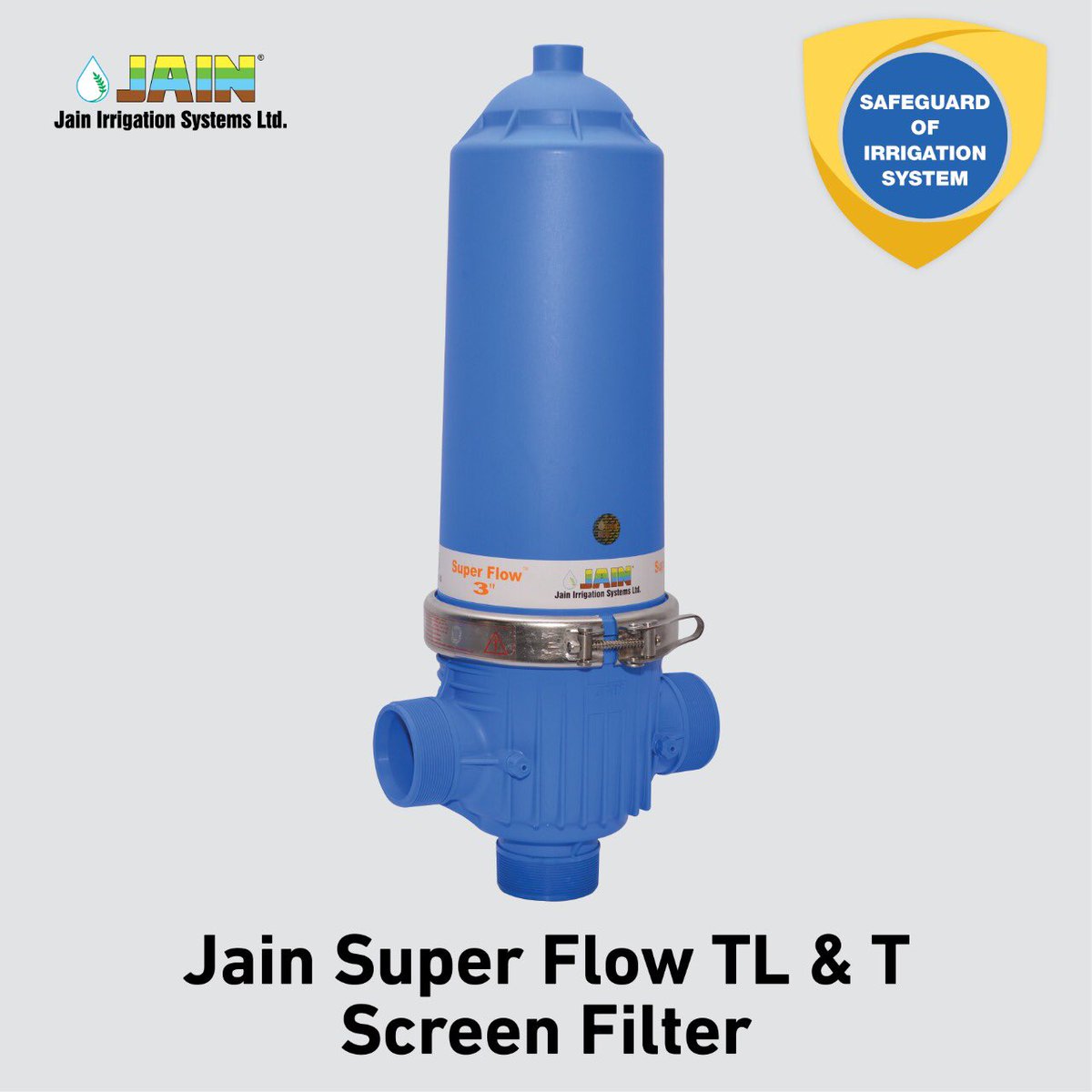 JainIrrigation's tweet photo. Sift all your filtering #frets behind with-
The #SuperFlowPlus #SmartClean filter by #JainIrrigation
It’s unique #SmartClean element assures high performance and effective #filtration with ease maintenance✔️
#HappyFiltering #JainFilter #Farming #FarmersFirstChoice👨🏻🌾 #JISL https://t.co/o1Z7phR6Tb