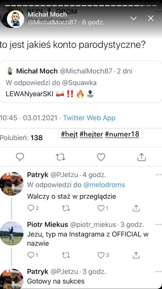 PJetzu's tweet photo. #hejt #hejter #numer18 https://t.co/pNamps6Oez