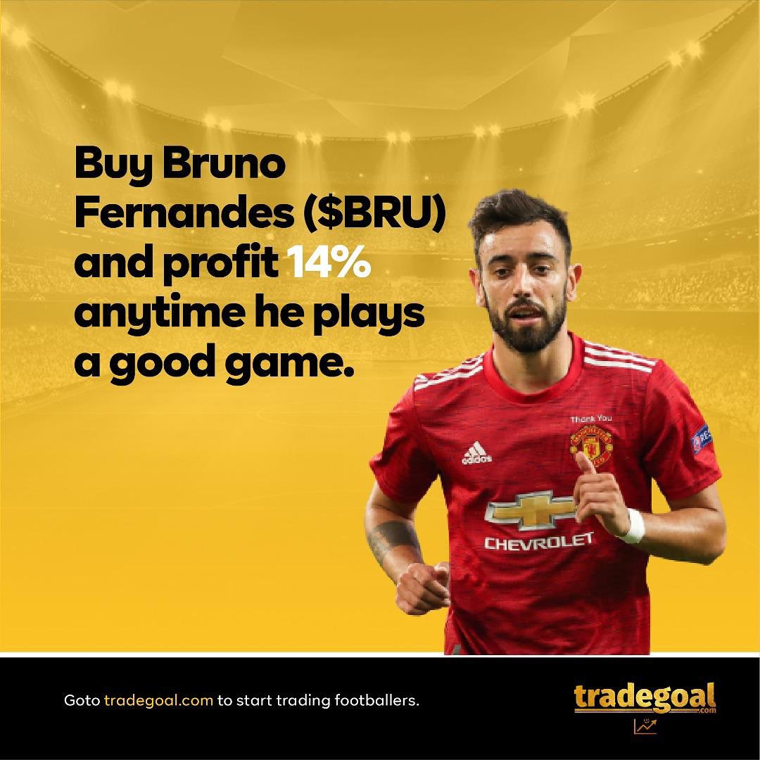 his share price increases to $13, which means your total share in Bruno has increased to ($130), you can now decide to sell your shares or part of it or hold on to the shares.Click the link below, register and start playing on Tradegoal. http://tradegoal.com&nbsp;
