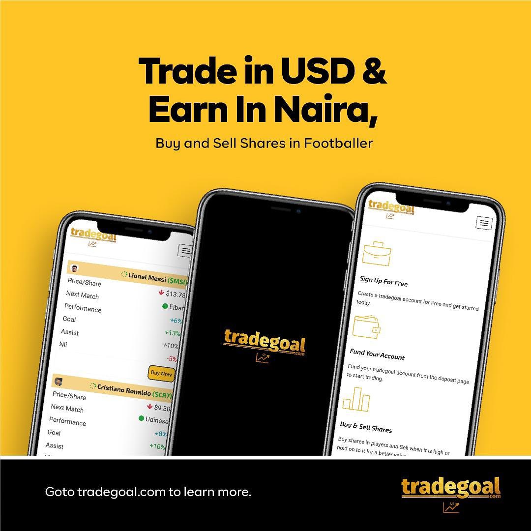 his share price increases to $13, which means your total share in Bruno has increased to ($130), you can now decide to sell your shares or part of it or hold on to the shares.Click the link below, register and start playing on Tradegoal. http://tradegoal.com&nbsp;