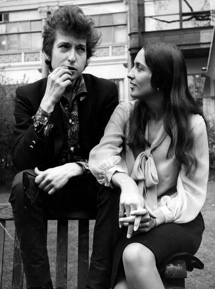 Happy birthday to Joan Baez, who turns 80 today. Here she is many years ago with an unknown boyfriend. . . 