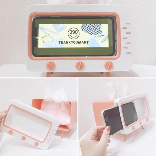 動画鑑賞が楽しくなる！サンキューマートのレトロテレビ型ケースが話題！！