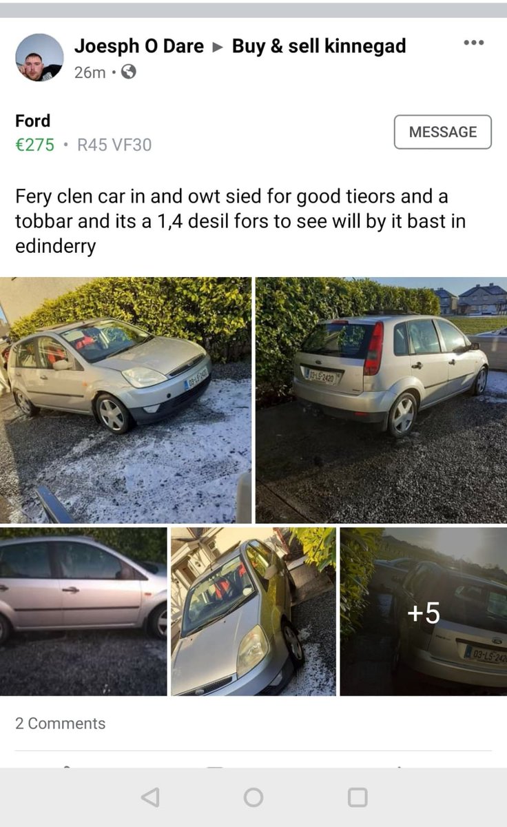 Buy &amp; Sell Kinnegad is a magical place.
