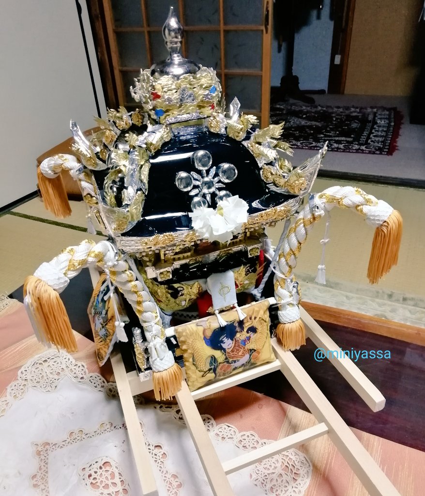 【一点モノ】播州秋祭り屋台　ミニチュアケース付き　ヤッサ　ヤッタイ　姫路播州屋台 一点モノ】播州秋祭り屋台 ミニチュアケース付き ヤッサ