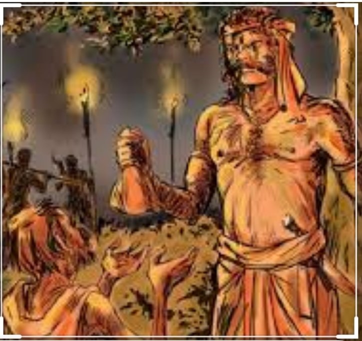 But to his utter dismay, Lumbhaka lived in the Jungle and at night began to plunder wealth from the people of his father’s kingdom. citizens would set him free knowing him to be the son of the king. Lumbhaka spend his life by regularly eating raw meats.