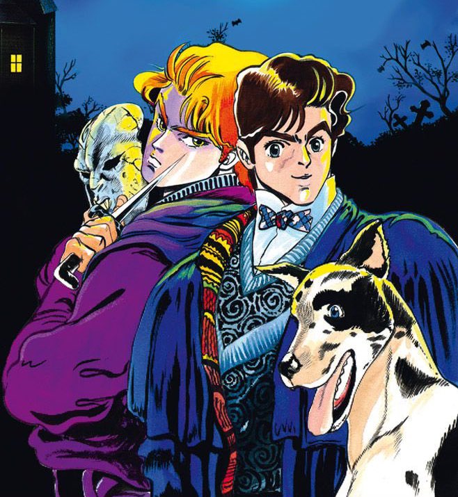 110/ La tenue de Jonathan sur le tome 1 de Phantom Blood est inspirée d’une illustration d’Antonio Lopez pour Missoni en 1984.