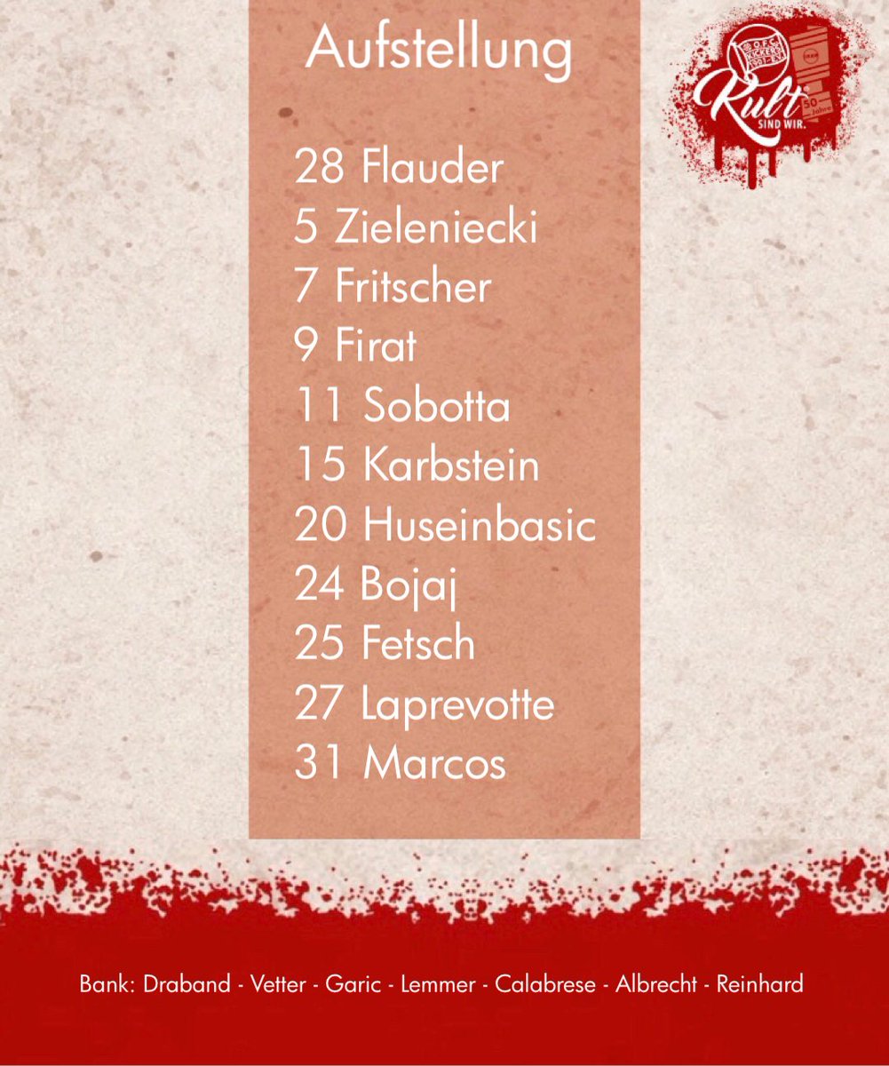 OFC_offiziell's tweet photo. #TSVEOFC Mit dieser Aufstellung geht der OFC in die erste Partie des Jahres. 🔴⚪️ #kultsindwir #nurderOFC https://t.co/fJGBDqvJFz