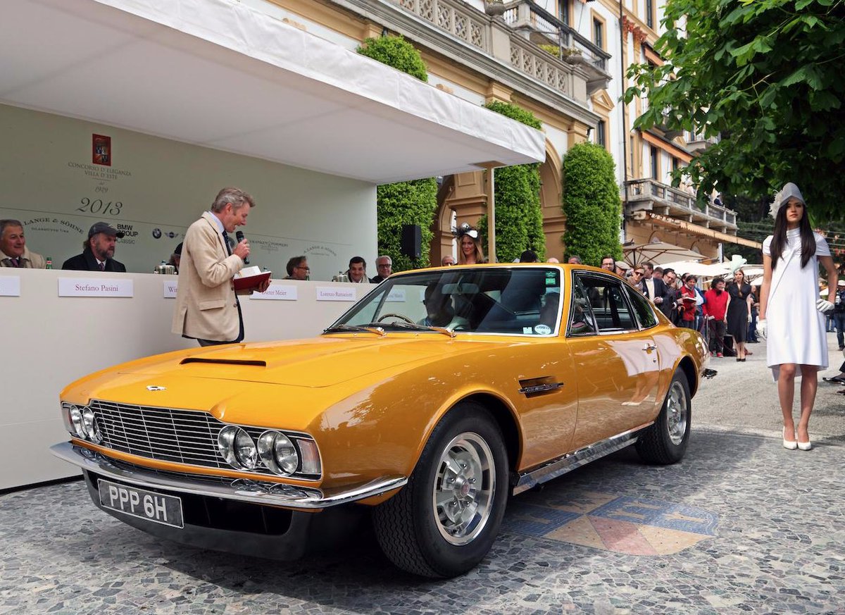  #AnorakFacts: the ’70 Aston Martin DBS used in ’The Peruaders!’ was sold by Bonhams in 2014 for £533,500 including premium; the year before, it had been a star of the Concorso d’Eleganza Villa d’Este at Lake Como, Italy (pic). (5/6)