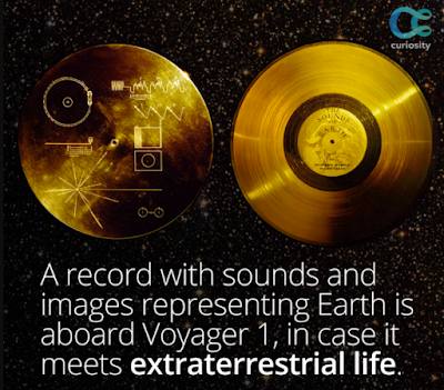 *It was an idea proposed by Carl Sagan to share the story of our world to extraterrestrials if they encounter it in the distant future.