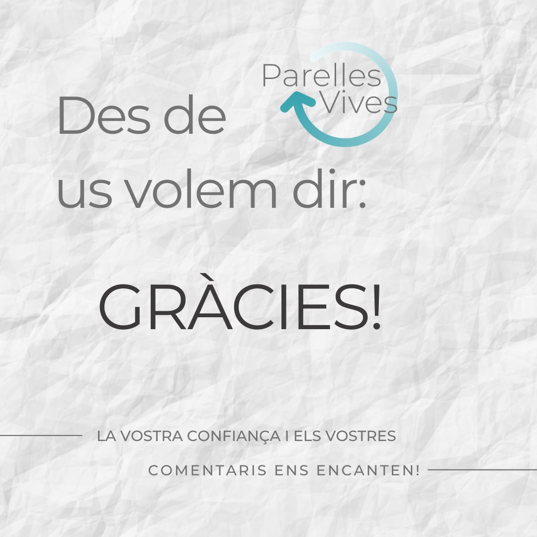 ParellesVives's tweet photo. · gràcies ·
Des que vam llançar la nova temporada, la de Sexualitat i desig, sou moltes les persones que ens heu fet confiança i heu invertit en el nostre projecte. I no només comprant la nova temporada sobre sexualitat i desig sexual sinó, també... https://t.co/IJTObxXS33