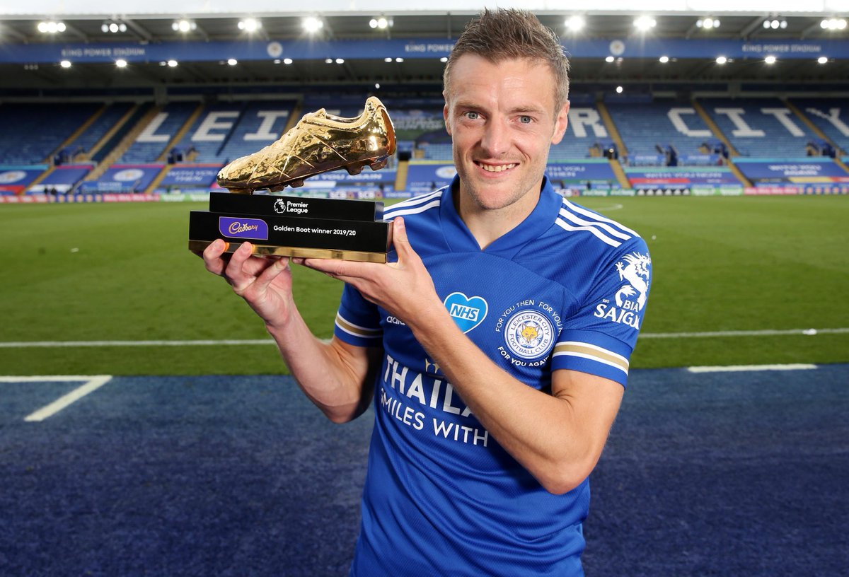 Since then, Vardy has scored 72 goals in 122 Premier League games, including 23 in the 2019-20 season, enough for him his first PL Golden Boot while getting Leicester into the Europa League in the process.