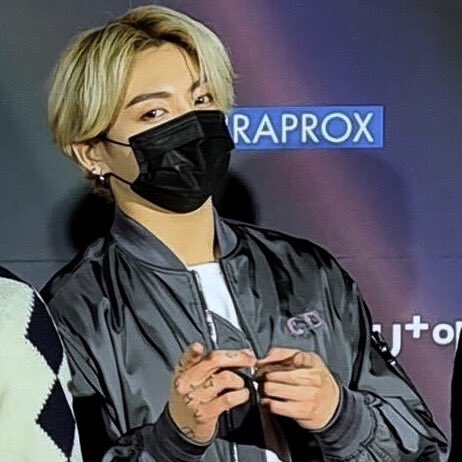 the same two pics of blonde jungkook - a thread