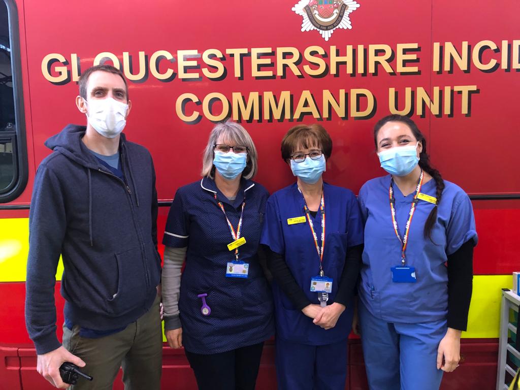 Some vaccine updates.  All our care homes were vaccinated by the 30th December and we have a team at the fire station again today . We are still working through the over 80s. Hang on we well get to you.