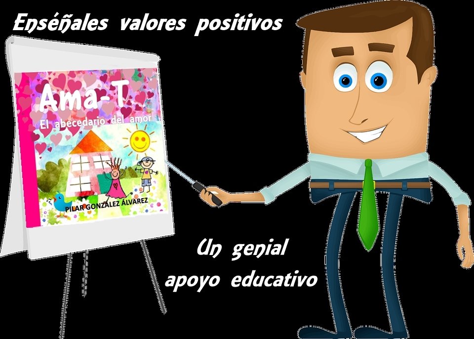 RT de <a href="/PilarGescritora/">P. G. Álvarez</a> Quieres que tus niños aprendan actitudes positivas?
REGALA 📚Ama-T. El abecedario del amor
Un libro de educación en valores
Ideal para tus hijos, nietos, sobrinos...
👉 amzn.to/2NYZ0Ly
👉 amzn.to/34Y8my8