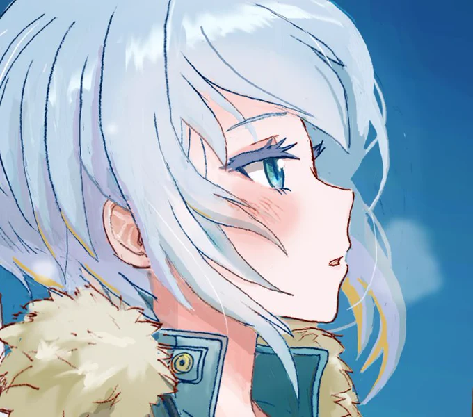 しろくまランドで嬉しそうなニーナ❄️
#アリスギアお絵かき 