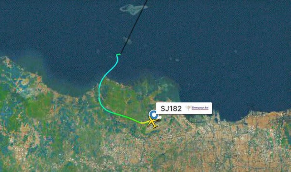 NoticieroAnimal's tweet photo. #URGENTE 🔴 Partes del cuerpo humano y restos del avión de Sriwijaya Air fue encontrado, dijo a la televisión local el capitán EKo Surya Hadi, comandante del barco de la guardia costera de #Trisula. https://t.co/OgNyYZkGQg
