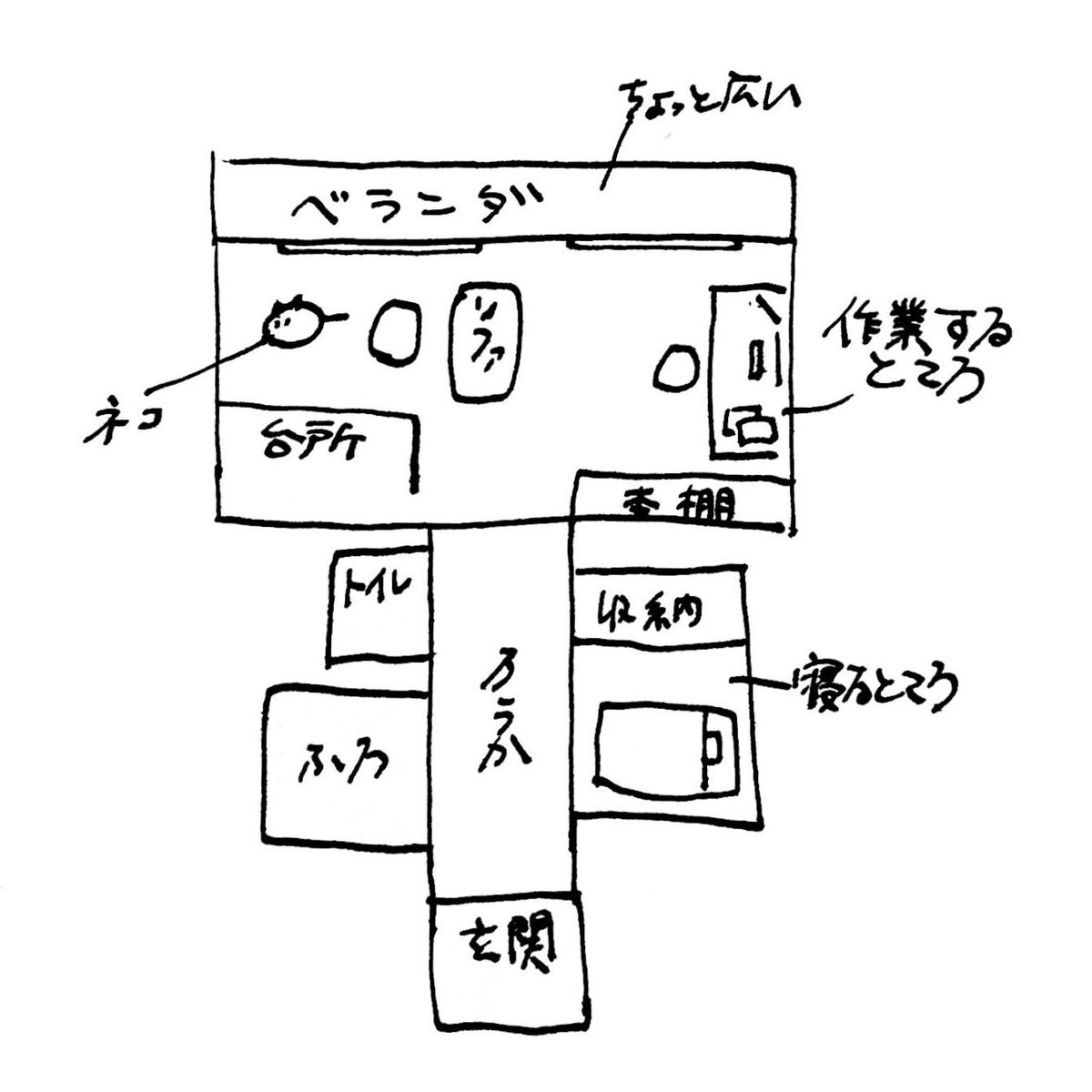 つらいので夢間取り描いて逃避してた 