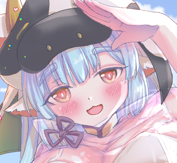 「遅くなりましたが今年の描き初め!
グラブルのシャトラちゃん～?
「うしししし…王」|くるみるみ🐱5/5コミティア に12a🌸創作漫画『はなにあらし』月曜更新のイラスト