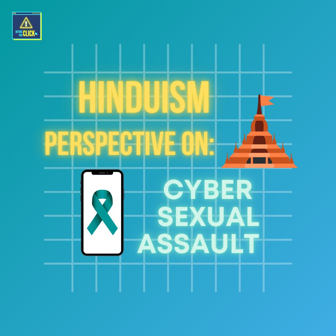 beforeyouclick_'s tweet photo. Good evening everyone ! π₯³β¨
Did you guys know that Hinduism also has their own way on how to interpret Sexual Cyber Assault? π±π€©
#BeforeYouClick #OnlineScams #SPEAKYOURMIND #CyberAwarness #Advocacy #CyberCrime https://t.co/JDIH4sT6cE