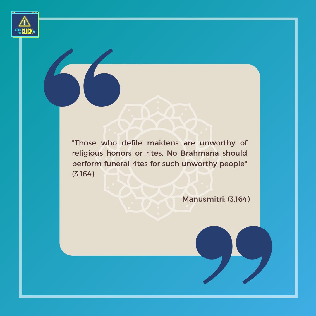 beforeyouclick_'s tweet photo. Good evening everyone ! π₯³β¨
Did you guys know that Hinduism also has their own way on how to interpret Sexual Cyber Assault? π±π€©
#BeforeYouClick #OnlineScams #SPEAKYOURMIND #CyberAwarness #Advocacy #CyberCrime https://t.co/JDIH4sT6cE